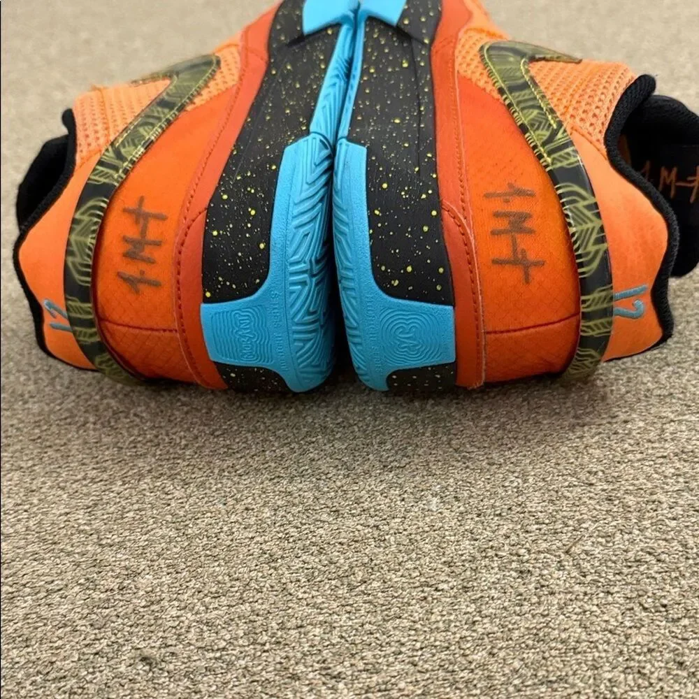 Nike Ja 1 Morant Kids GS Size 6Y Bright Mandarin Optic Yellow Black Blue